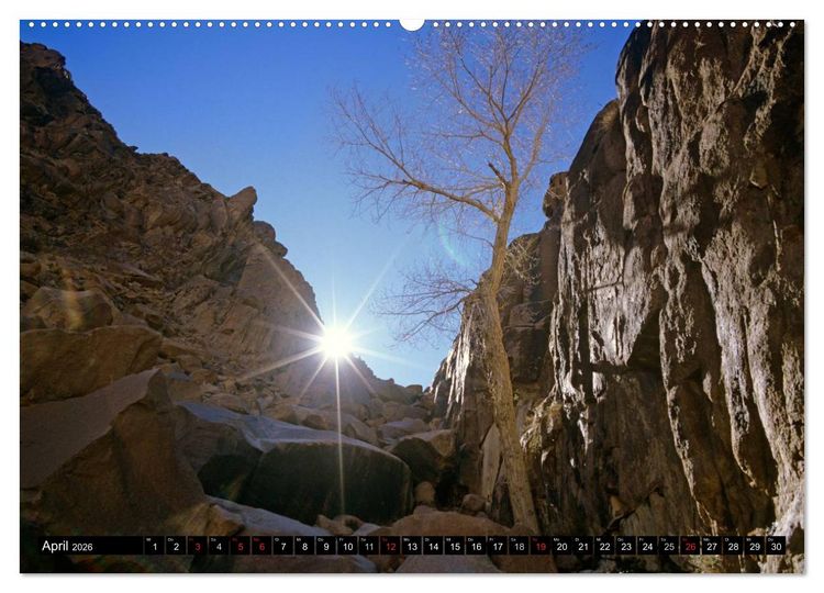 Produktbild: Sinai - Landschaft aus Fels und Sand (hochwertiger Premium Wandkalender 2026 DIN A2 quer), Kunstdruck in Hochglanz