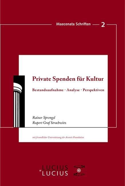 Produktbild: Private Spenden f&uuml;r Kultur