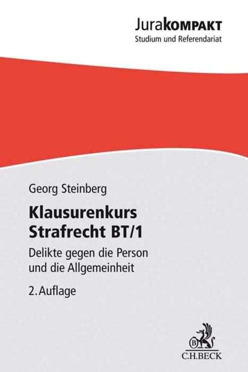 Bild vom Artikel Klausurenkurs Strafrecht BT/1 vom Autor Georg Steinberg