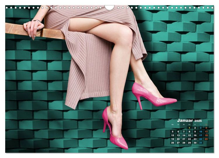 Produktbild: High Heels - Hohe Abs&auml;tze machen lange Beine (Wandkalender 2026 DIN A3 quer), CALVENDO Monatskalender