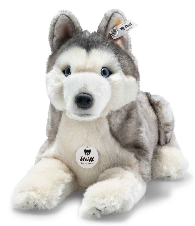 Produktbild: Steiff 067891 - Bernie Husky, liegend, Pl&uuml;sch, 33 cm