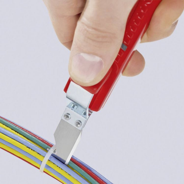 Produktbild: Knipex 16 20 28 SB Abisoliermesser Geeignet f&uuml;r Rundkabel 8 bis 28mm