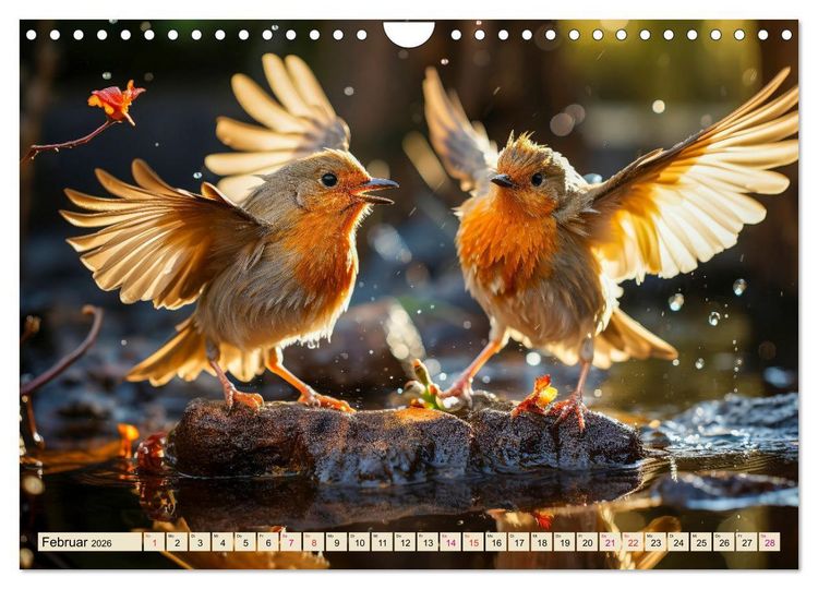 Produktbild: V&ouml;gel Alltag (Wandkalender 2026 DIN A4 quer), CALVENDO Monatskalender