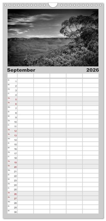 Produktbild: Familienplaner 2026 - AUSTRALIEN Impressionen von Sydney bis Adelaide mit 5 Spalten (Wandkalender, 21 x 45 cm) CALVENDO