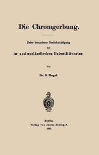 Produktbild: Die Chromgerbung