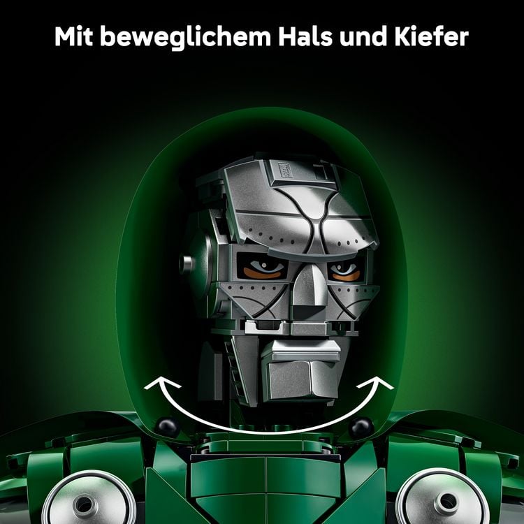 Produktbild: LEGO ǀ Marvel Doctor Doom B&uuml;ste Modellbau zum Sammeln 76345