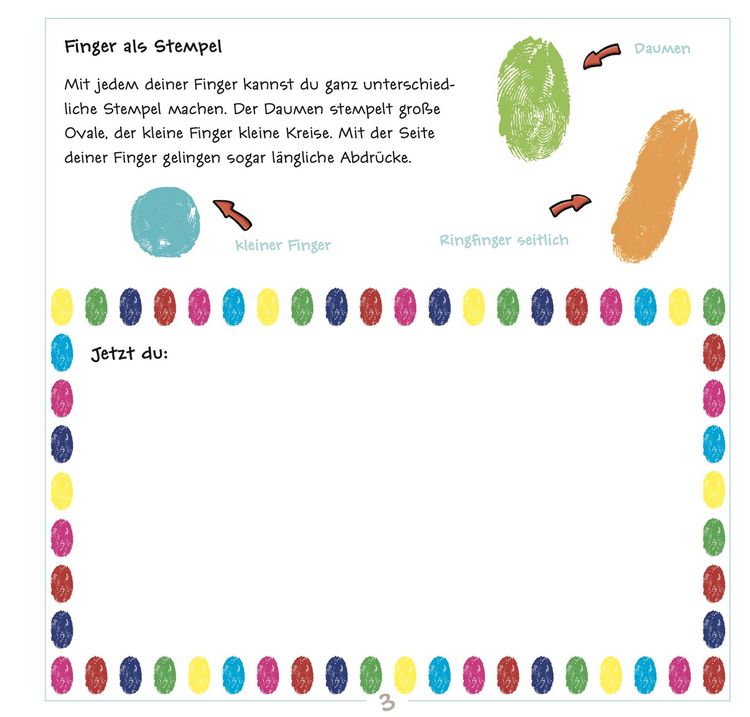 Produktbild: Fingerstempeln. Bastelblock Ostern