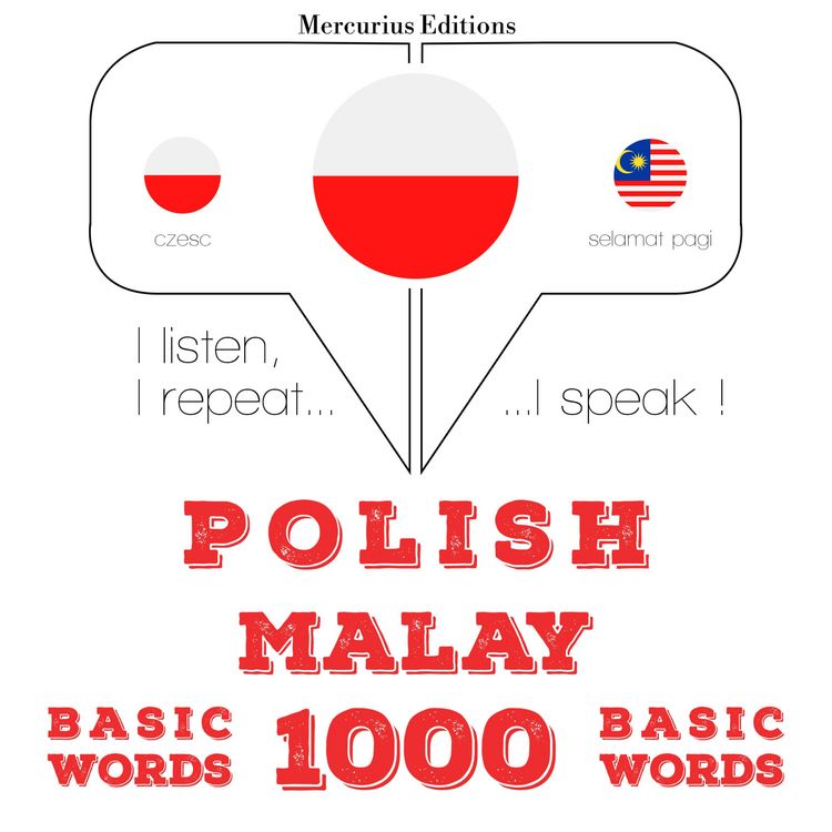 Produktbild: Polski - malajski: 1000 podstawowych sł&oacute;w