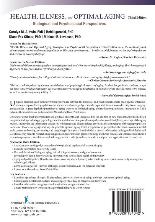 Produktbild: Health, Illness, and Optimal Aging