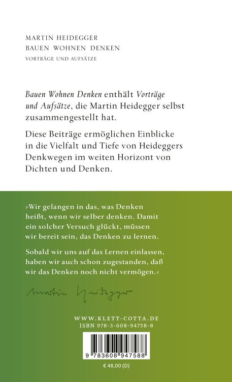 Produktbild: Bauen Wohnen Denken