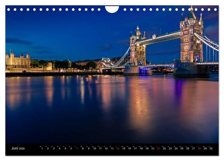 Produktbild: Weltmetropole London (Wandkalender 2026 DIN A4 quer), CALVENDO Monatskalender