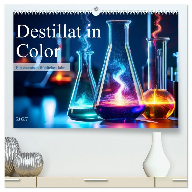 Produktbild: Destillat in Color (hochwertiger Premium Wandkalender 2027 DIN A2 quer), Kunstdruck in Hochglanz