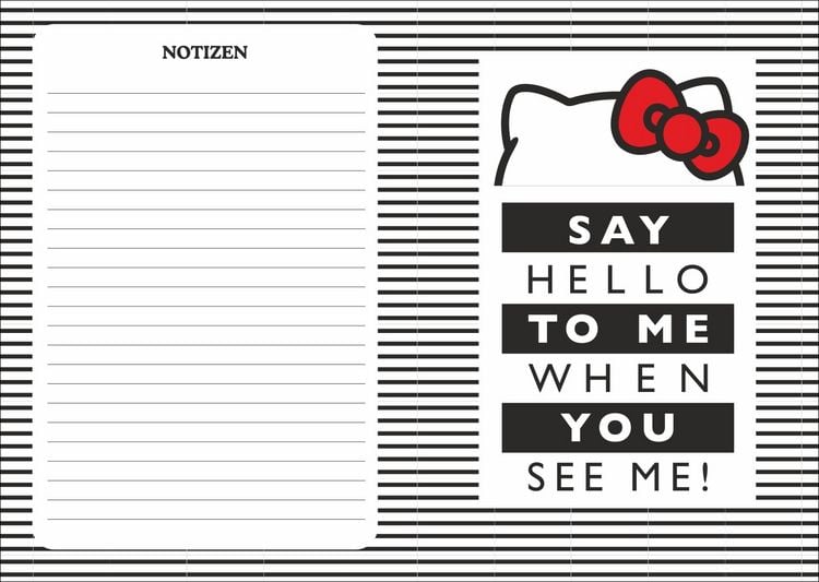 Produktbild: Hello Kitty 17-Monats-Kalenderbuch A5 2027 - 17 Monate. Von August 2026 bis Dezember 2027