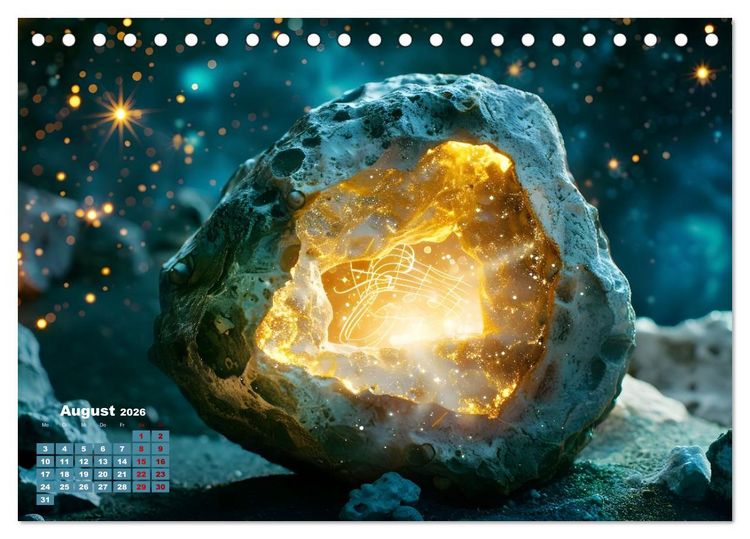Produktbild: Zwischen Sternenstaub und Stille (Tischkalender 2026 DIN A5 quer), CALVENDO Monatskalender