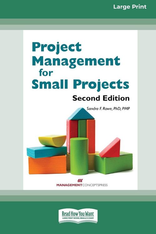 Produktbild: Project Management for Small Projects [Large Print 16 Pt Edition]