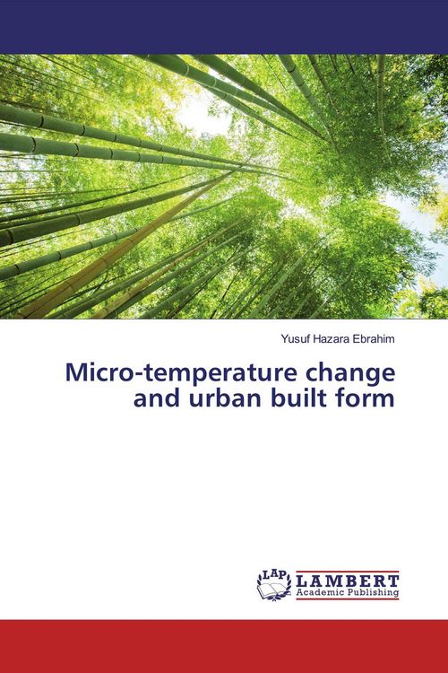 Produktbild: Micro-temperature change and urban built form