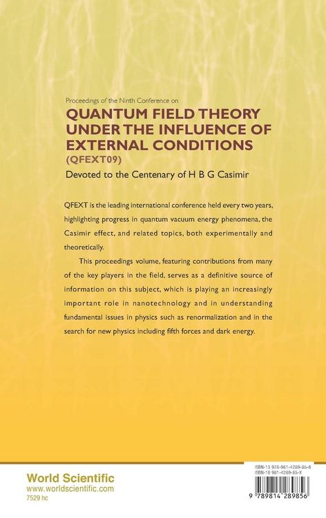 Produktbild: QUANT FIELD THEO UND THE INFLU OF EXTE..