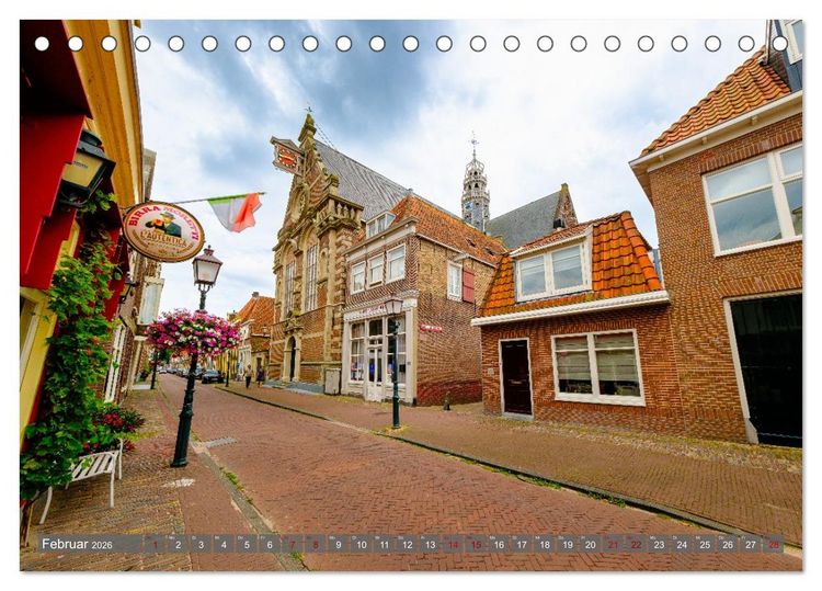 Produktbild: Ein Blick auf Hoorn (Tischkalender 2026 DIN A5 quer), CALVENDO Monatskalender