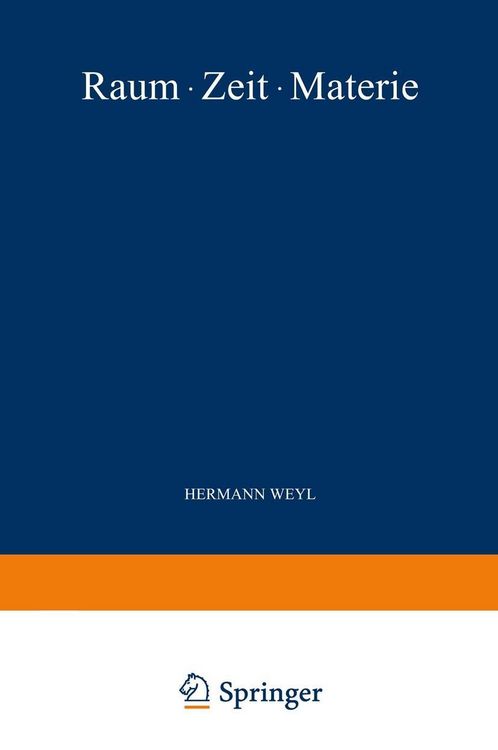 Produktbild: Raum &middot; Zeit &middot; Materie
