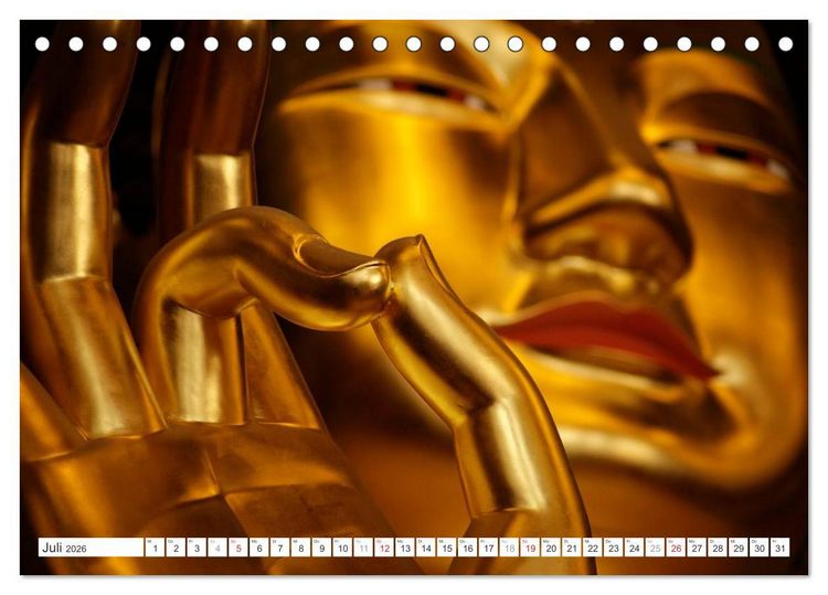 Produktbild: Siddhartha Gautama - Buddha (Tischkalender 2026 DIN A5 quer), CALVENDO Monatskalender