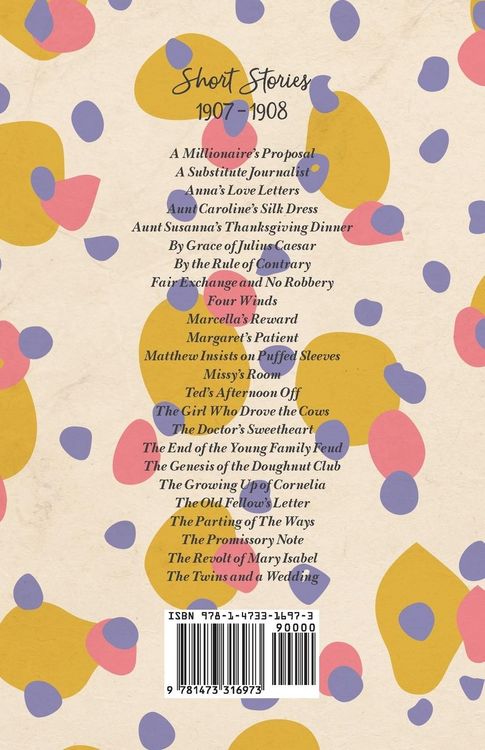 Produktbild: Lucy Maud Montgomery Short Stories, 1907 to 1908
