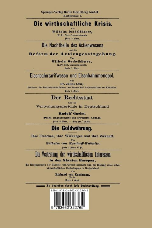 Produktbild: Die Tarifreform von 1879