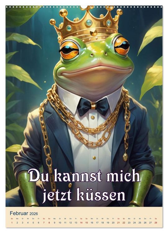 Produktbild: Tierische Leichtigkeit (Wandkalender 2026 DIN A2 hoch), CALVENDO Monatskalender