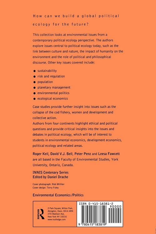 Produktbild: Political Ecology