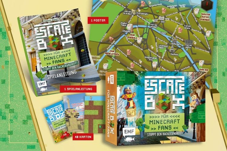 Produktbild: Die Escape-Box f&uuml;r Minecraft-Fans: Stoppt den Hackerangriff!