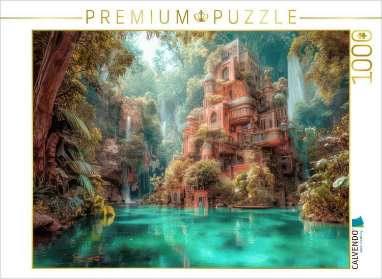 Produktbild: CALVENDO Puzzle M&auml;rchenschl&ouml;sser | 1000 Teile Lege-Gr&ouml;&szlig;e 64x48cm Foto-Puzzle f&uuml;r gl&uuml;ckliche Stunden
