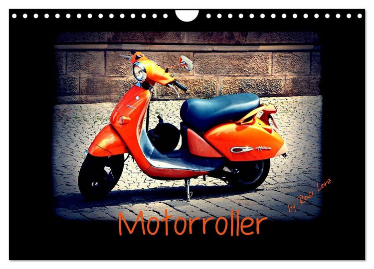 Produktbild: Motorroller (Wandkalender 2026 DIN A4 quer), CALVENDO Monatskalender