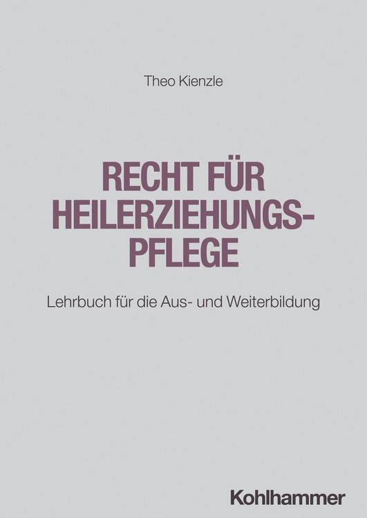 Produktbild: Recht f&uuml;r Heilerziehungspflege