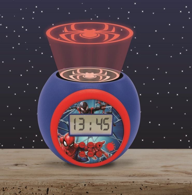 Produktbild: Spider Man Projektionswecker mit Timer