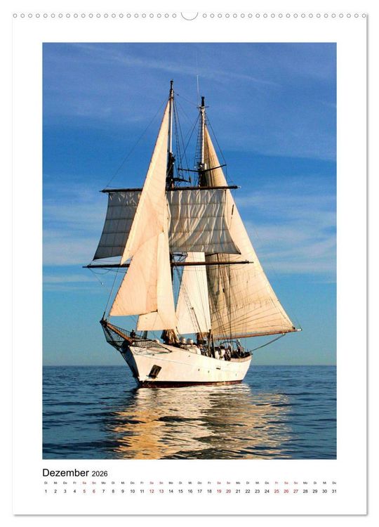Produktbild: Segeln - auf Kurs (hochwertiger Premium Wandkalender 2026 DIN A2 hoch), Kunstdruck in Hochglanz