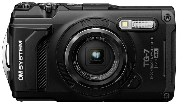 Produktbild: OM System TG-7 black Digitalkamera 12 Megapixel Opt. Zoom: 4 x Schwarz Sto&szlig;fest, Wasserdicht, 4K-Video