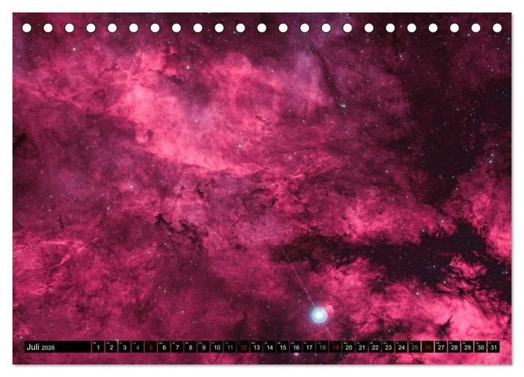 Produktbild: Wunder der Milchstra&szlig;e (Tischkalender 2026 DIN A5 quer), CALVENDO Monatskalender