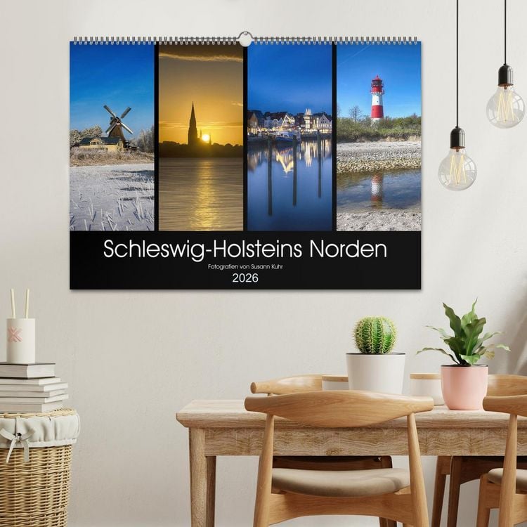 Produktbild: Schleswig-Holsteins Norden (Wandkalender 2026 DIN A2 quer), CALVENDO Monatskalender