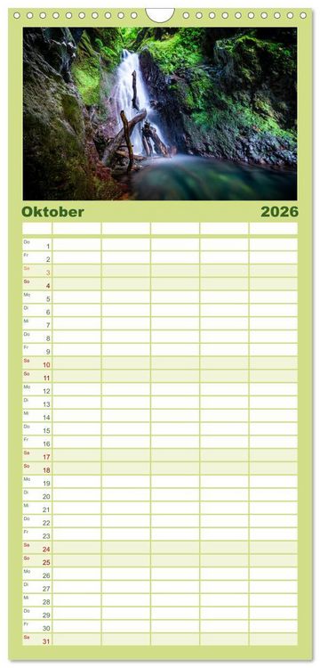 Produktbild: Familienplaner 2026 - Madeira - Eine Perle im Atlantischen Ozean mit 5 Spalten (Wandkalender, 21 x 45 cm) CALVENDO