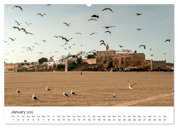 Produktbild: A quick trip to Morocco (High Quality Premium Wall Calendar 2026 DIN A2 landscape),CALVENDO 12 Month Wall Calendar