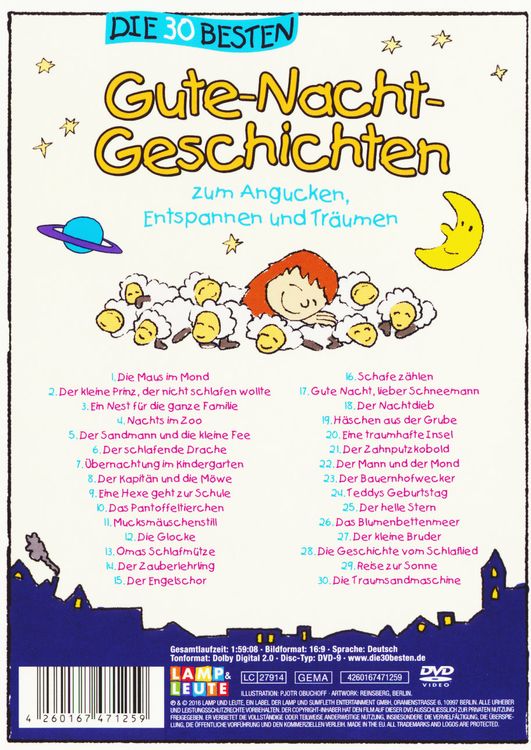 Die 30 besten Gute-Nacht-Geschichten