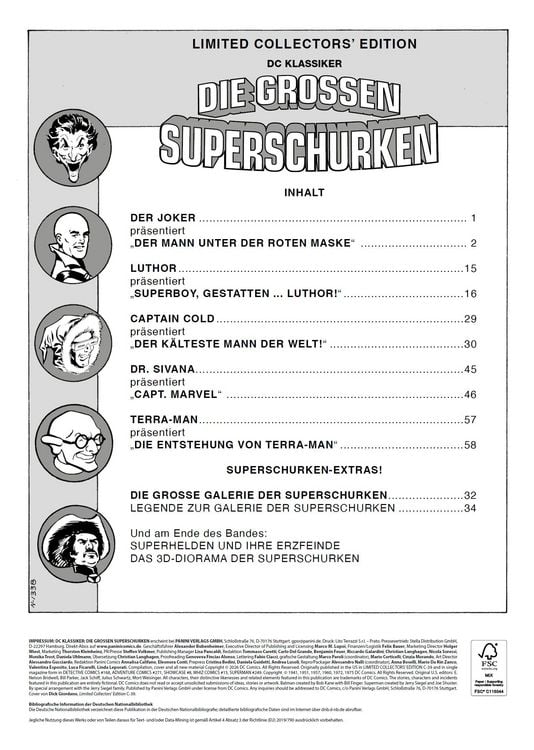 Produktbild: DC Klassiker: Die gro&szlig;en Superschurken