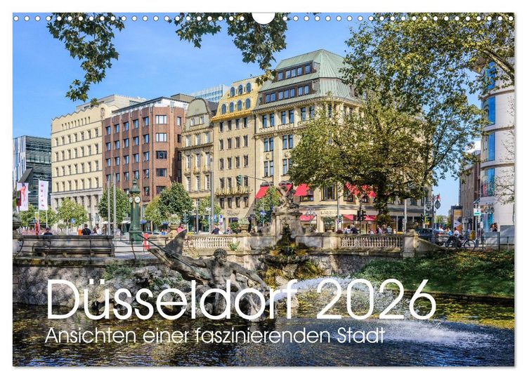 Produktbild: D&uuml;sseldorf - Ansichten einer faszinierenden Stadt (Wandkalender 2026 DIN A3 quer), CALVENDO Monatskalender