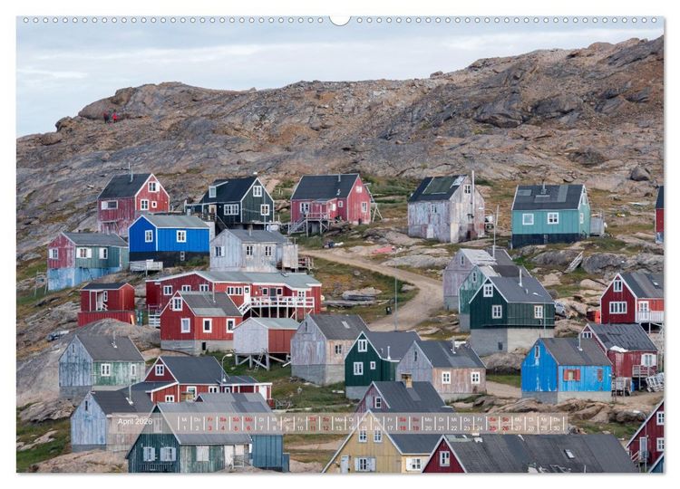 Produktbild: Tasiilaq - Ein kurzer Sommer in Ostgr&ouml;nland (Wandkalender 2026 DIN A2 quer), CALVENDO Monatskalender