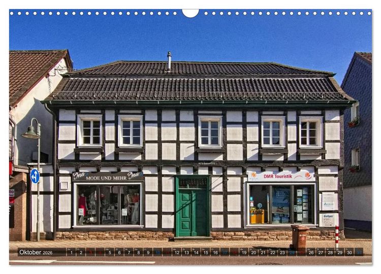 Produktbild: Stadtansichten Overath - Die charmante Stadt an Agger und S&uuml;lz (Wandkalender 2026 DIN A3 quer), CALVENDO Monatskalender