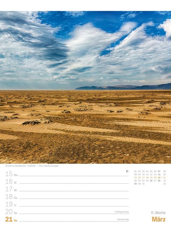 Produktbild: Island Wochenplaner Kalender 2027 | Die Insel aus Feuer und Eis