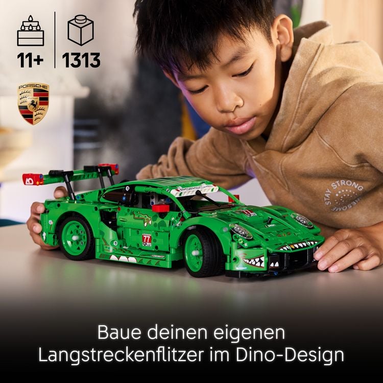 Produktbild: LEGO Technic 42224 Porsche 911 GT3 R REXY AO Racing Rennwagen, Spielzeug