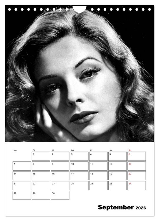 Produktbild: Legenden - Unvergessene Filmstars (Wandkalender 2026 DIN A4 hoch), CALVENDO Monatskalender
