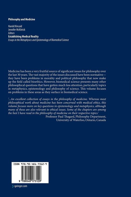 Produktbild: Establishing Medical Reality