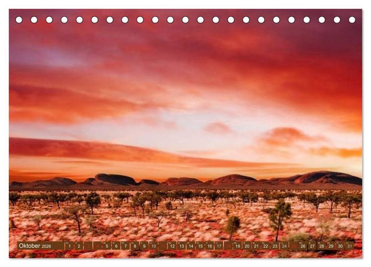 Produktbild: Australien &bull; Impressionen (Tischkalender 2026 DIN A5 quer), CALVENDO Monatskalender