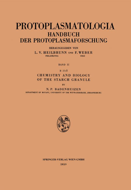 Produktbild: Chemistry and Biology of the Starch Granule